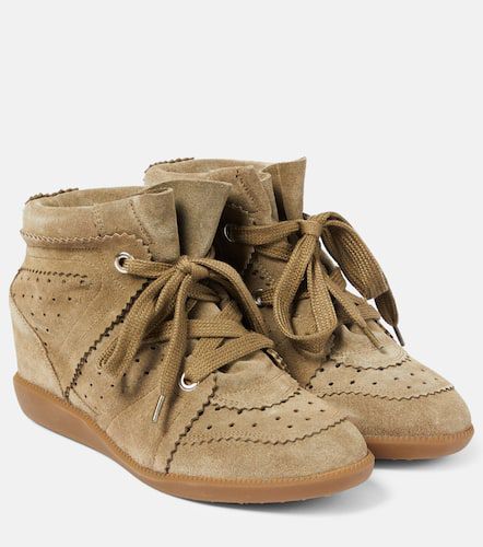 Bobby suede wedge sneakers - Isabel Marant - Modalova