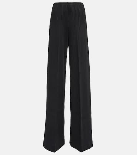 Ribbed-knit high-rise palazzo pants - Balenciaga - Modalova