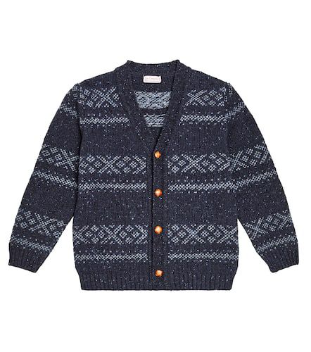 Axel Fair Isle wool-blend cardigan - La Coqueta - Modalova