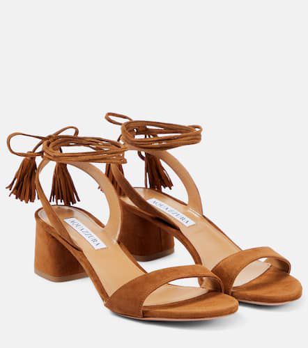 Aquazzura Alu 50 suede sandals - Aquazzura - Modalova