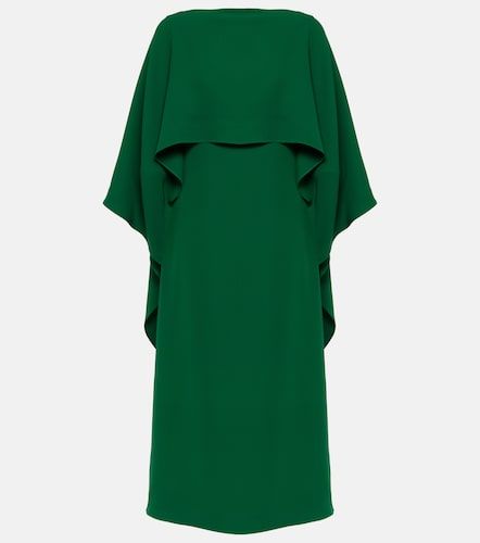 Abito midi in crêpe di seta con mantella - Valentino Garavani - Modalova