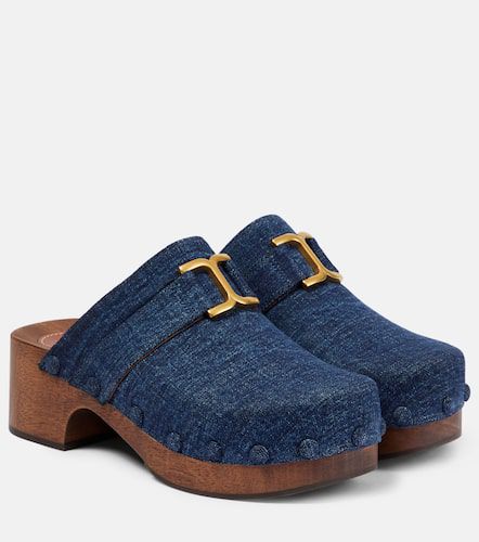 Chloé Mules Marcie in denim - Chloe - Modalova