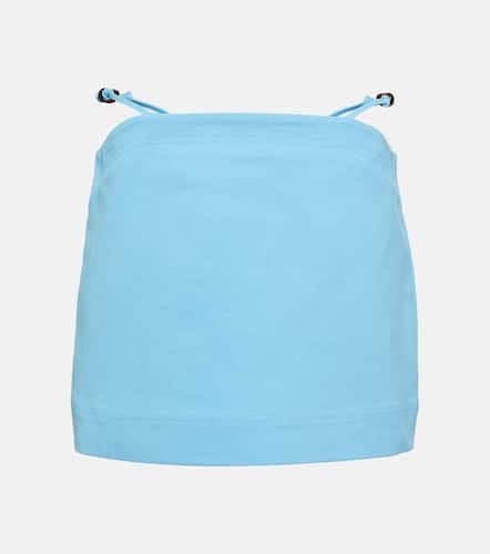 Ganni Embellished cotton miniskirt - Ganni - Modalova