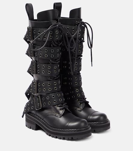 Embellished leather boots - Junya Watanabe - Modalova
