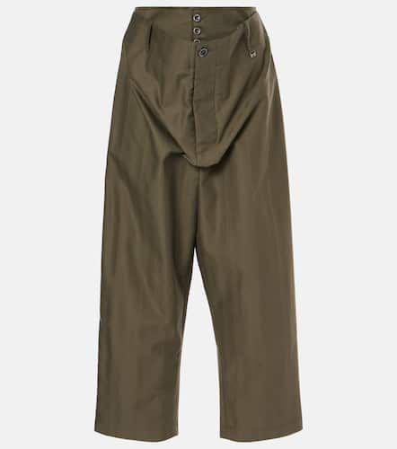 Alien cropped cotton wide-leg pants - Vivienne Westwood - Modalova