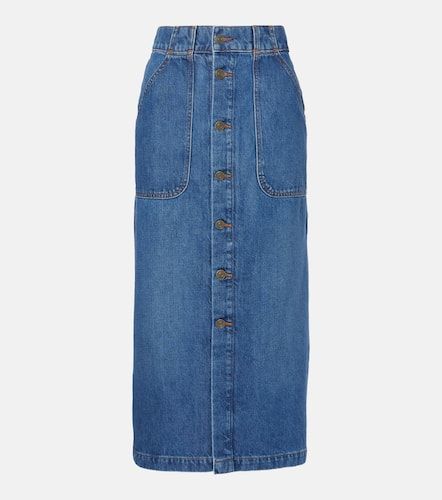 Modern Pocket denim midi skirt - Frame - Modalova