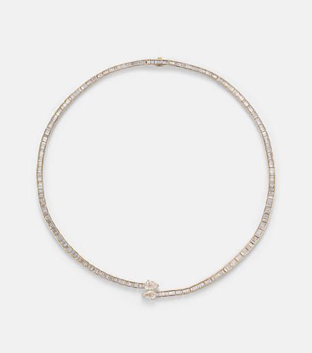 Choker Saturn in 18kt con diamanti - Anita Ko - Modalova