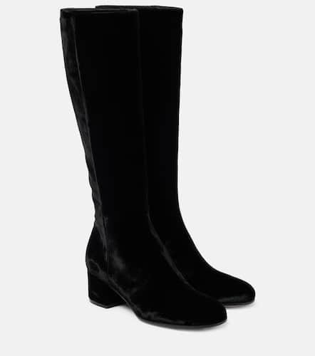 Joelle 45 velvet knee-high boots - Gianvito Rossi - Modalova