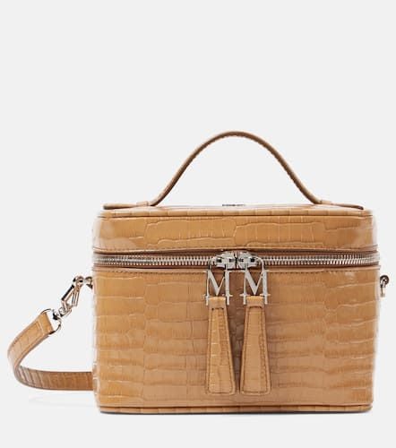 Vanity Mini croc-effect leather crossbody bag - Max Mara - Modalova