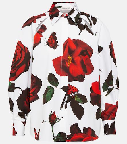 Floral printed shirt - Alexander McQueen - Modalova