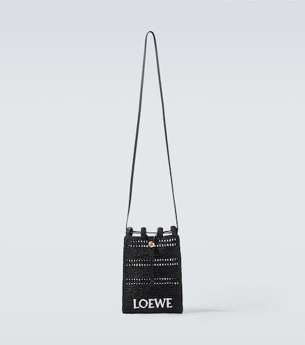 Paula's Ibiza - Borsa a tracolla in rafia con logo - Loewe - Modalova