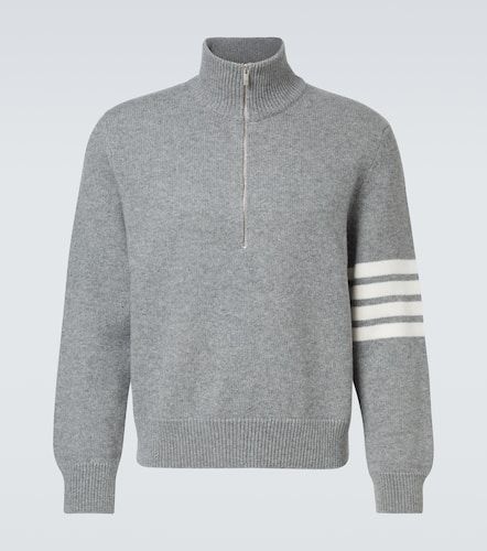 Bar virgin wool half-zip sweater - Thom Browne - Modalova