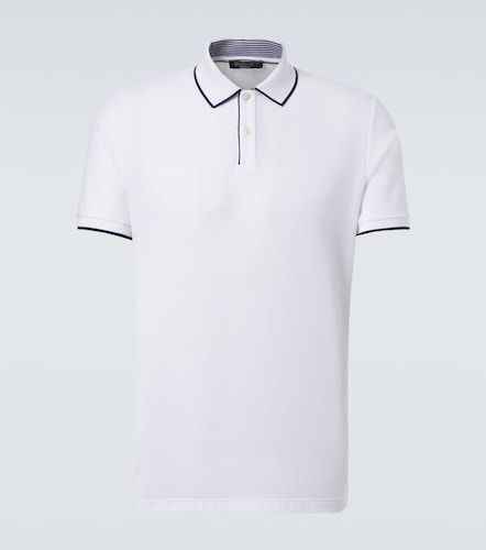 Polo de piqué en mezcla de algodón - Loro Piana - Modalova