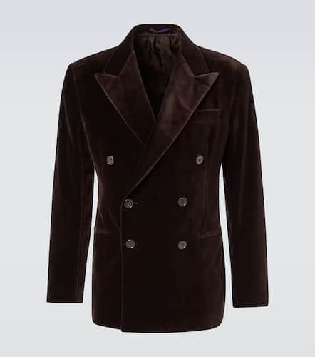 Giacca Kent in velluto di cotone - Ralph Lauren Purple Label - Modalova