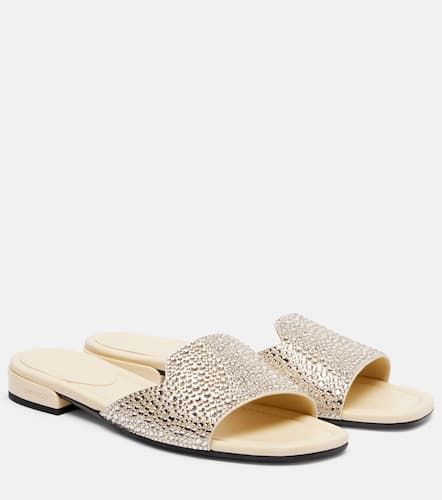 Dina embellished satin slides - Jimmy Choo - Modalova