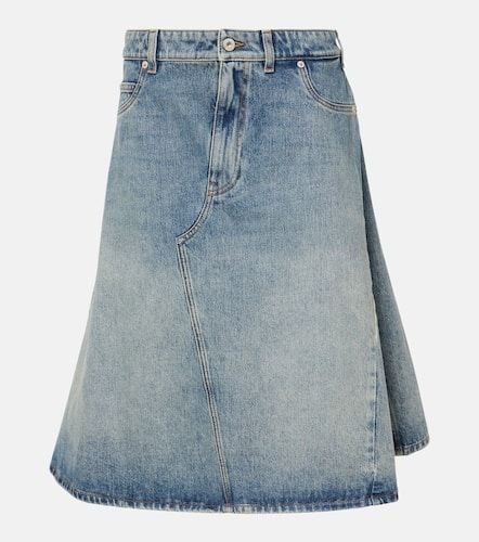 Deconstructed denim midi skirt - Loewe - Modalova