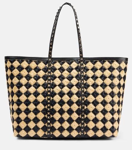 Rockstud Large checked tote bag - Valentino Garavani - Modalova