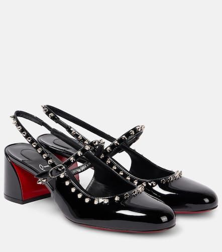 Janispikes 55 patent leather Mary Jane pumps - Christian Louboutin - Modalova