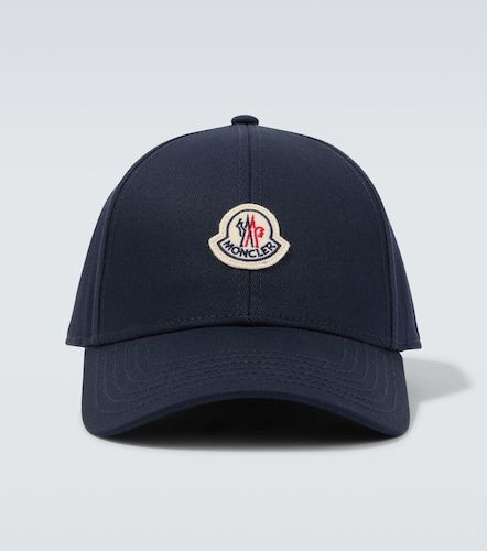 Gorra de gabardina de algodón con logo - Moncler - Modalova