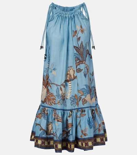 Georgie printed ramie minidress - Alemais - Modalova