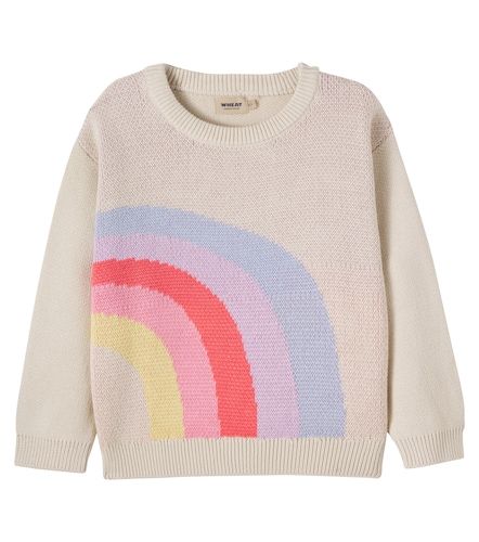 Pullover Solveig aus Baumwoll-Jacquard - Wheat - Modalova
