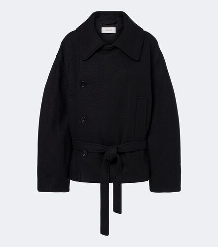 Double-breasted alpaca and wool coat - Lemaire - Modalova