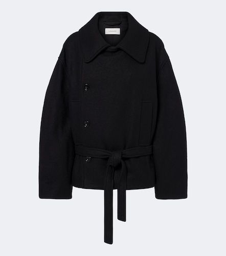 Double-breasted alpaca and wool coat - Lemaire - Modalova