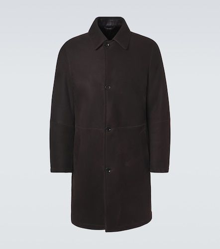 Brioni Shearling-lined suede coat - Brioni - Modalova