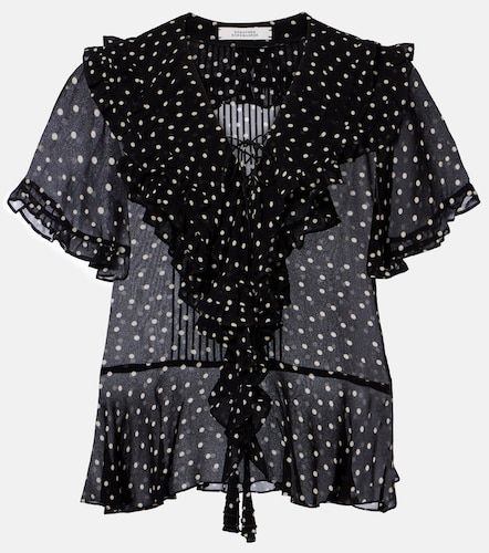 Dancing Dots polka-dot georgette blouse - Dorothee Schumacher - Modalova
