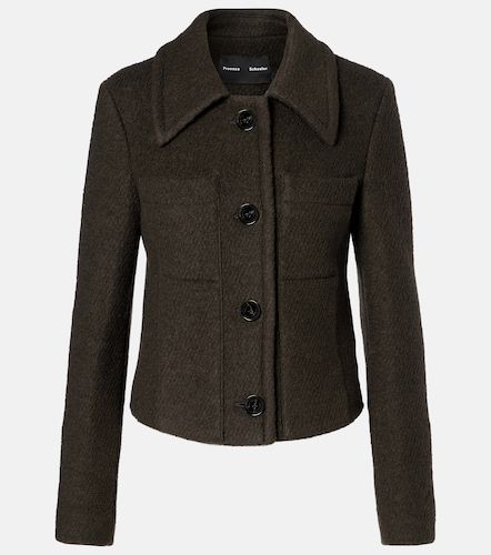 Kinsley wool-blend twill boucle jacket - Proenza Schouler - Modalova