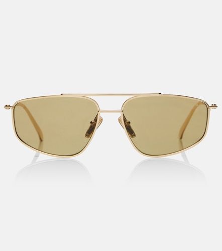 Occhiali da sole aviator con logo - Prada - Modalova