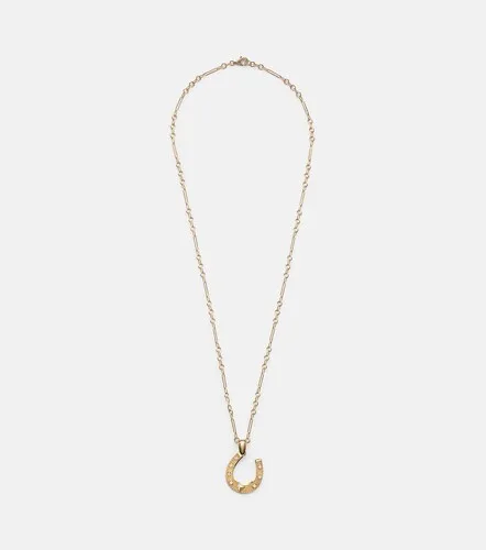 Collar Horseshoe de oro de 18 ct con diamantes - FoundRae - Modalova