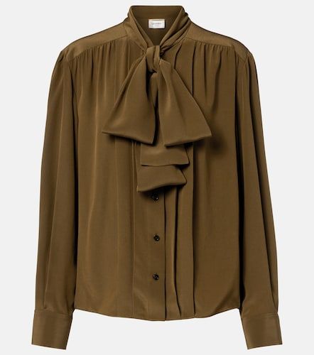 Crepé de china de seda - Saint Laurent - Modalova
