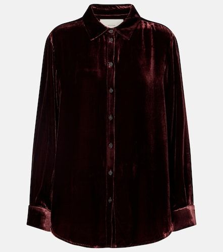 Asceno Camicia London in velluto - Asceno - Modalova
