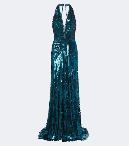 Lisette sequined halterneck gown - Jenny Packham - Modalova
