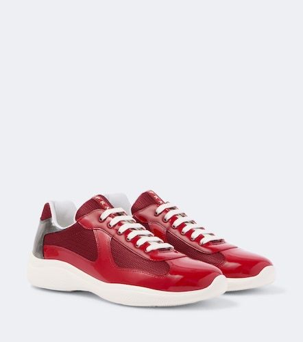 America's Cup leather-trimmed sneakers - Prada - Modalova