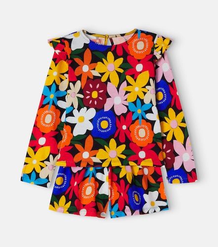 Fábula Set de top y shorts de algodón floral - Fabula - Modalova
