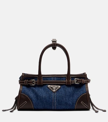 Bonnie Small denim top-handle bag - Prada - Modalova