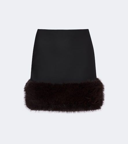 David Koma Wool-blend miniskirt - David Koma - Modalova