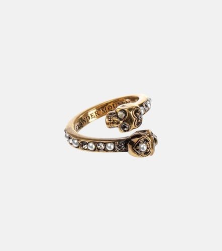 McQueen Skull embellished ring - McQueen - Modalova