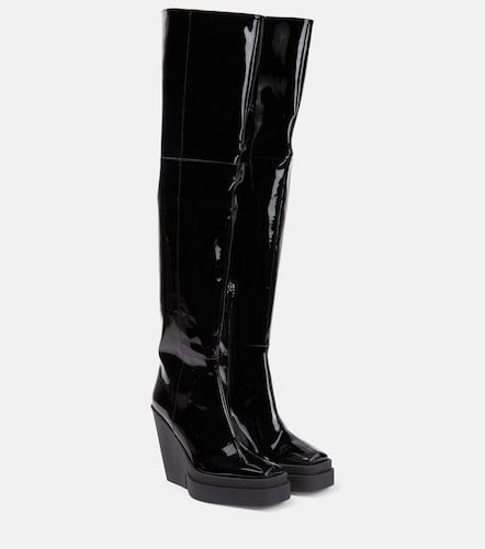 Botas mosqueteras Gia 31 de charol - Gia Borghini - Modalova
