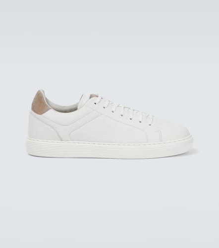 Leather low-top sneakers - Brunello Cucinelli - Modalova