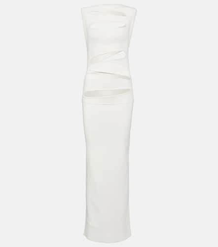 Cutout ribbed-knit paneled maxi dress - Christopher Esber - Modalova