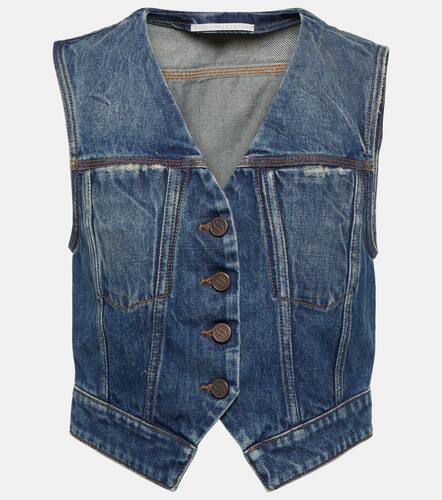 Stella McCartney Cropped denim vest - Stella McCartney - Modalova