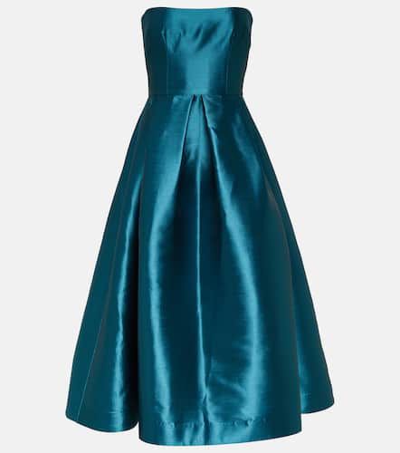 Strapless faille midi dress - Alex Perry - Modalova