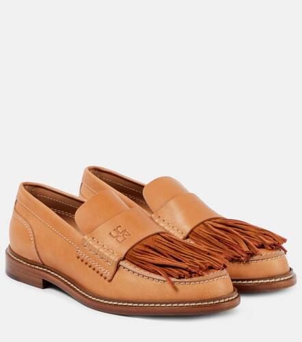 Fringed leather loafers - Ulla Johnson - Modalova