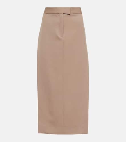 The Attico Wool twill midi skirt - The Attico - Modalova