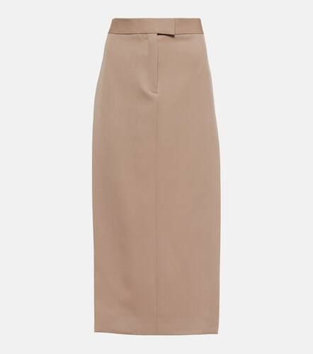 The Attico Wool twill midi skirt - The Attico - Modalova