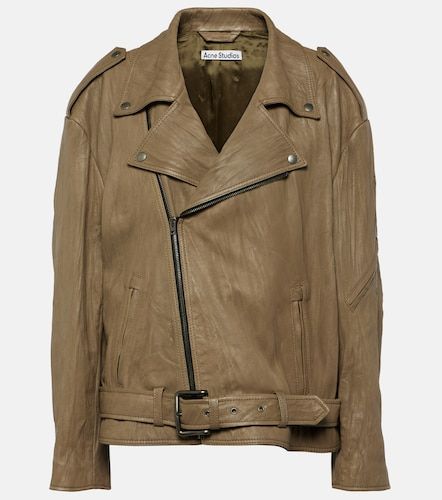 Chaqueta oversized Linor de piel - Acne Studios - Modalova