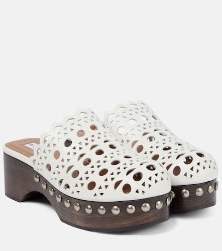 AlaÃ¯a Vienne leather clogs - Alaia - Modalova